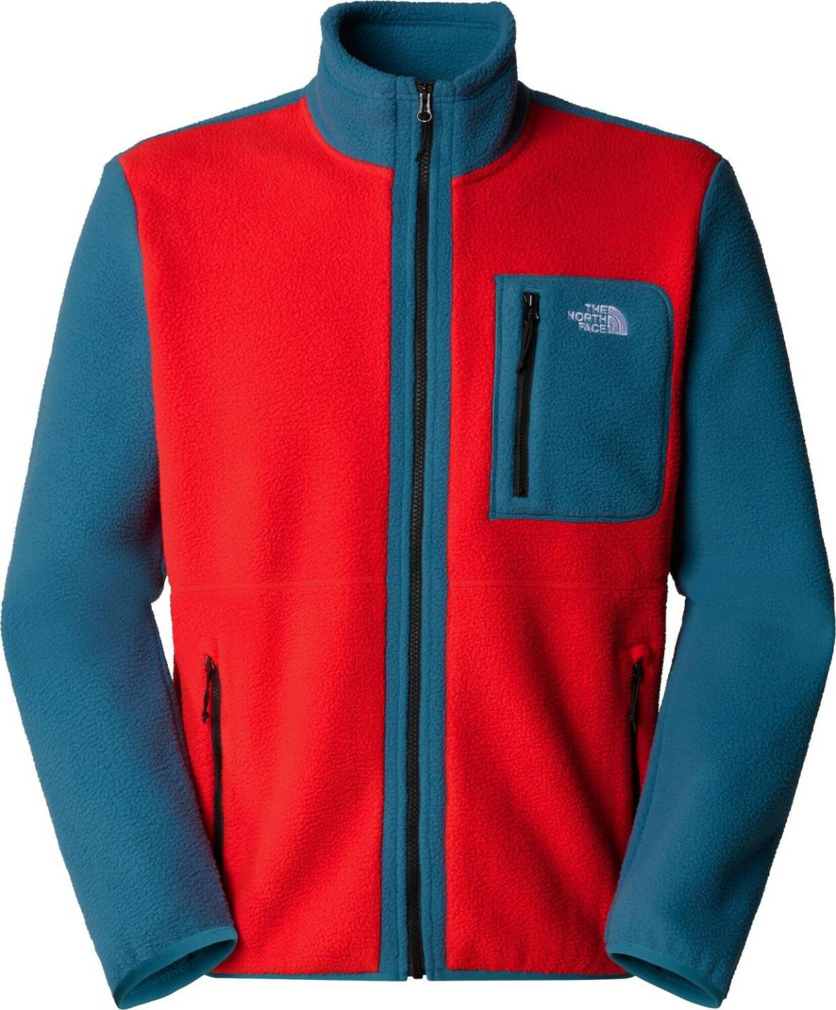 The North Face Yumiori Full Zip (NF0A883R) high risk red/mallard blue/tnf black Outdoorbekleidung