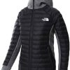 Outdoorbekleidung The North Face AO Hybrid Insulation Jacket Womenblack/asphalt grey/white heather