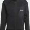 Adidas Man TERREX Xperior Medium Fleece Jacketblack (IB1839) Outdoorbekleidung