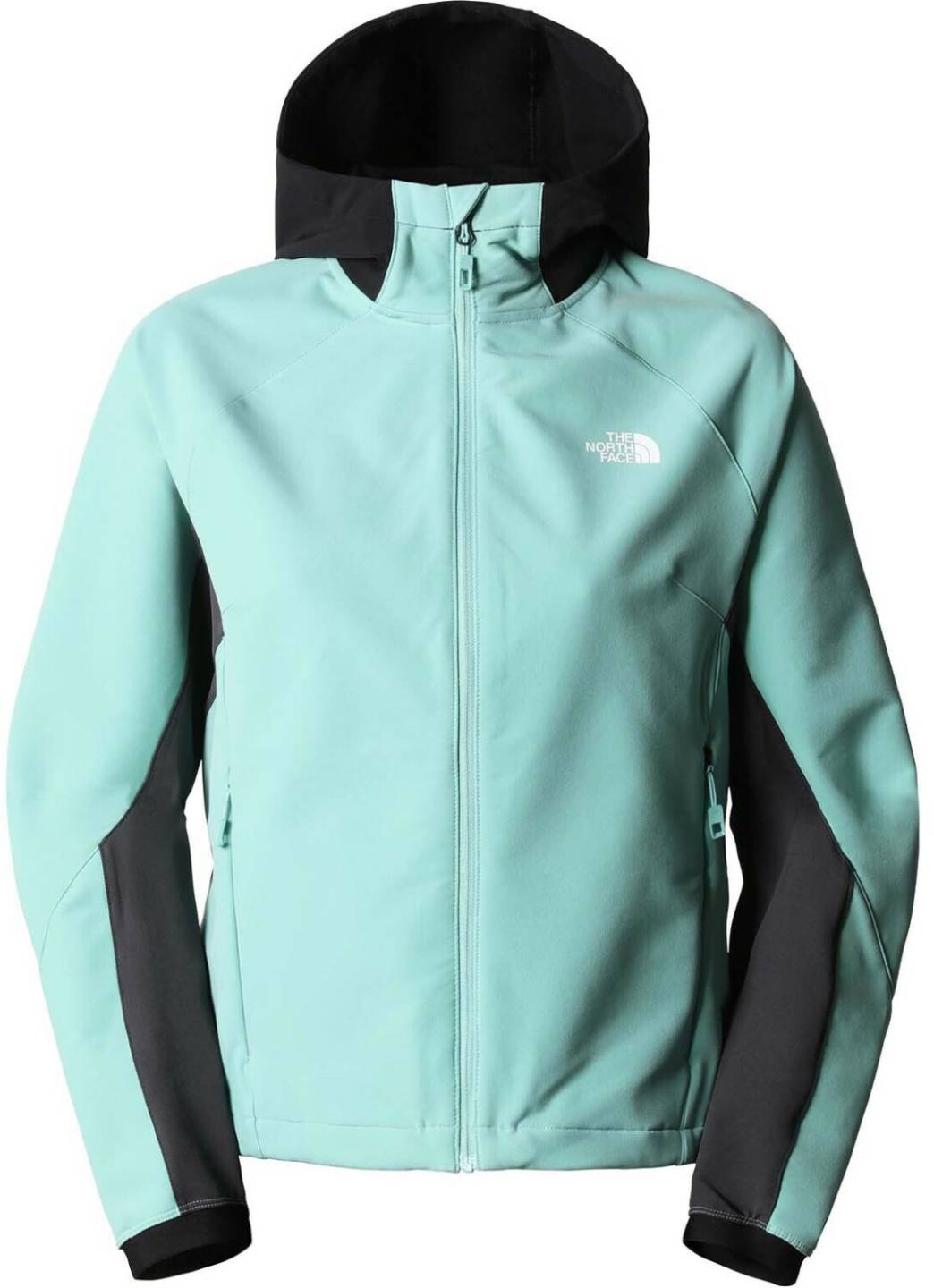 The North Face Women's Athletic Outdoor Softshell Hoodiewasabi/asphalt grey/tnf black Outdoorbekleidung