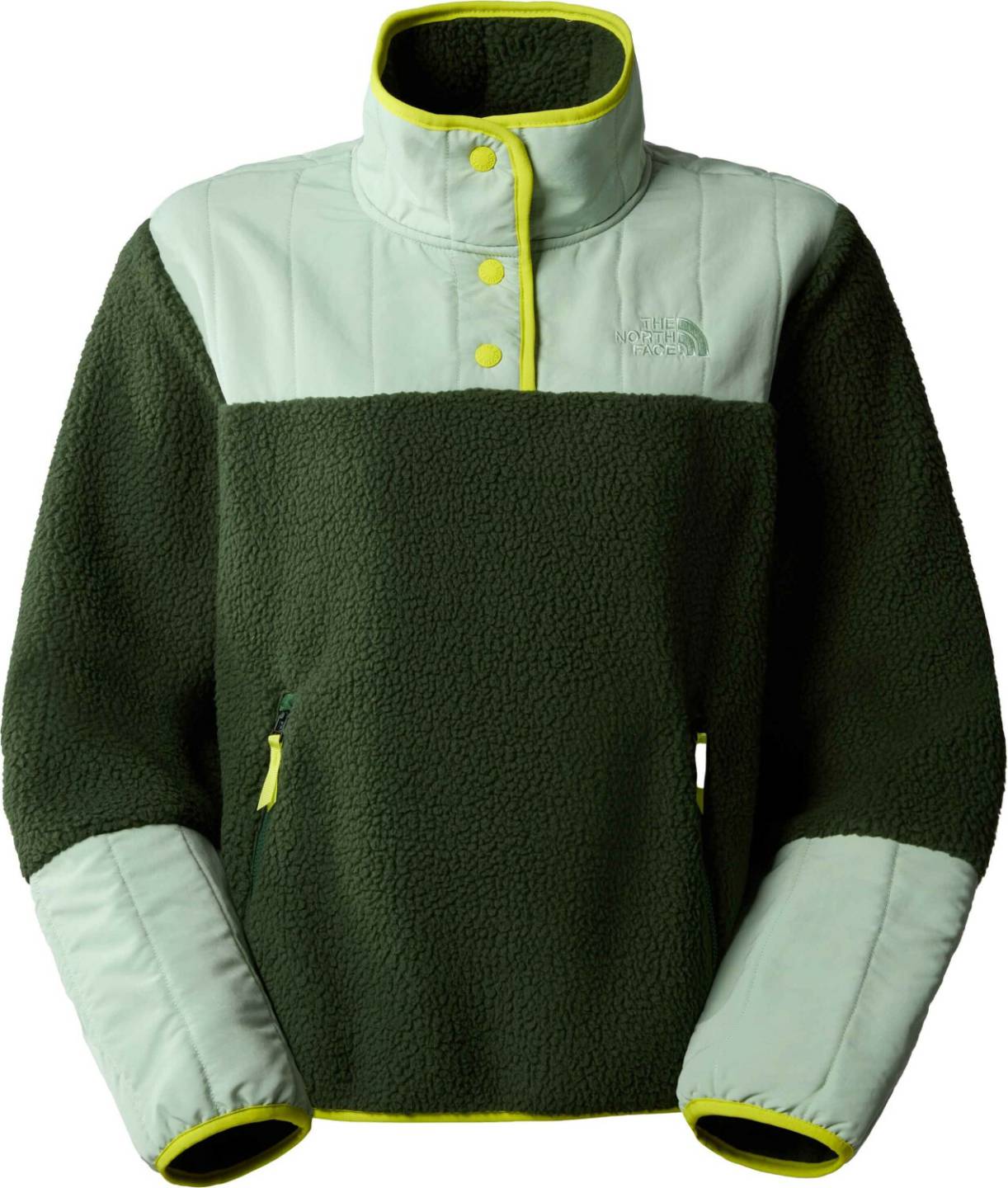 The North Face Women's Cragmont Fleece 1/4 Snappineneedle misty sage Outdoorbekleidung