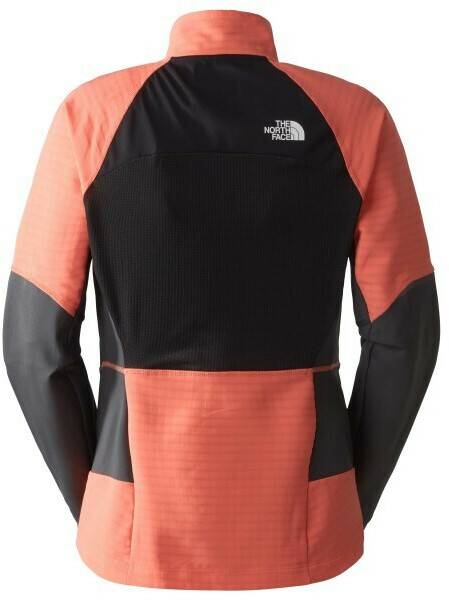 Wintersportbekleidung The North Face Dawn Turn Full-Zip Softshell-Jacke mit durchgehendem RV für Herrentnf black/radiant orange/asphalt grey