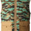 Outdoorbekleidung The North Face Men's Royal Arch Vest (NF0A7UJC)deep grass green painted camo print