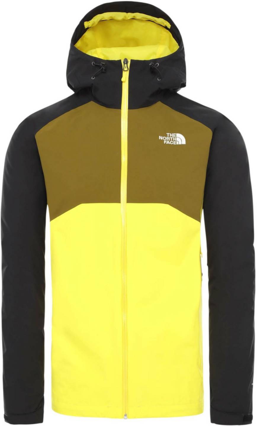 The North Face Stratos Jacket Men (CMH9)tnf lemon/tnf black/fir green Outdoorbekleidung