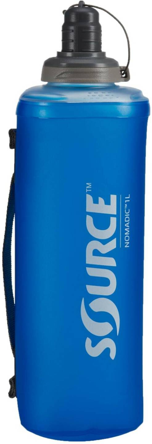 Fahrradzubehör Source Nomadic faltbare Trinkflasche 1L blue