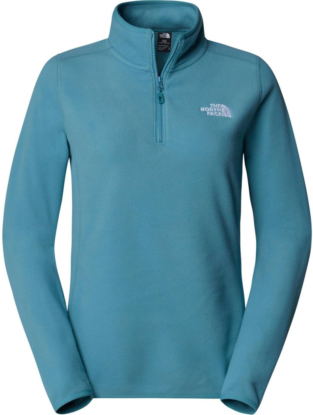 Damen-Pullover The North Face 100 Glacier Fleece 1/4 Zip Womenalgae blue