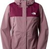 The North Face Women's Antora Jacketfawn grey/boysenberry Outdoorbekleidung