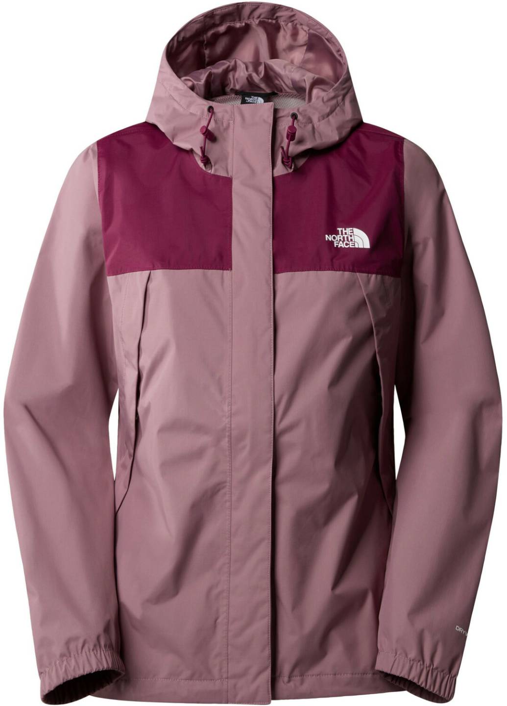 The North Face Women's Antora Jacketfawn grey/boysenberry Outdoorbekleidung