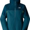 Outdoorbekleidung The North Face Jazzi 3L GTX Jacketmidnight petrol/mallard blue