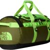 Koffer The North Face Base Camp Duffel XS (52SS)forest olive/safety green/tnf black