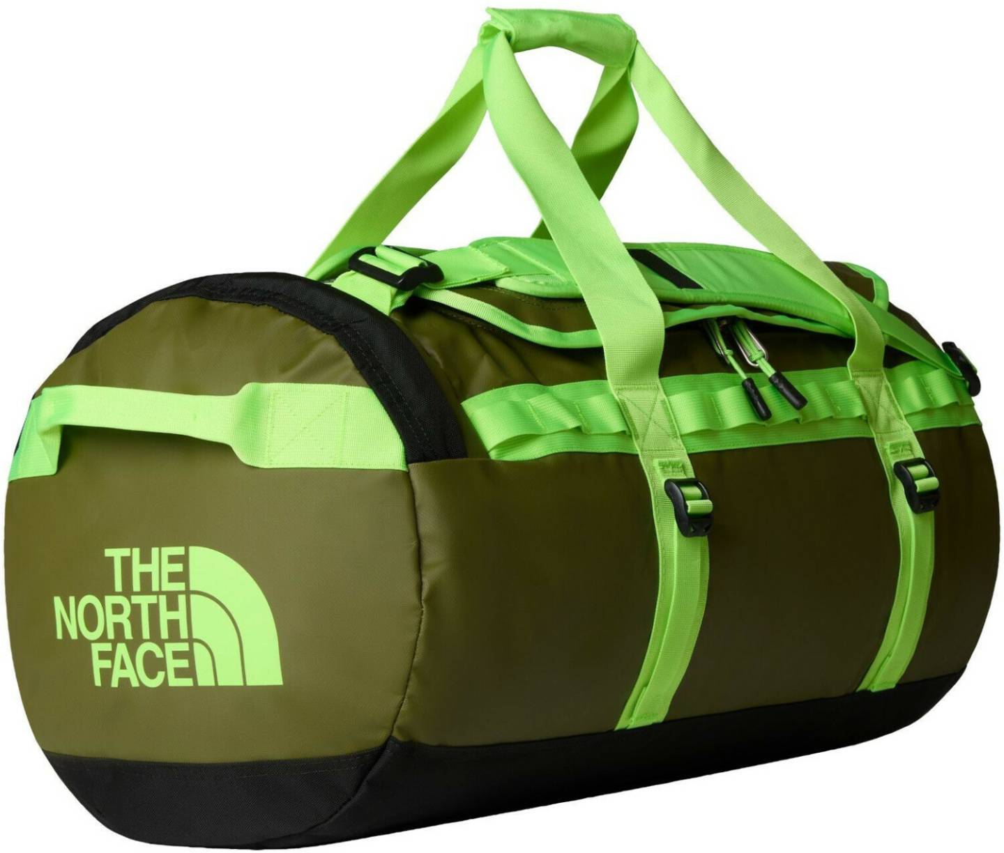 Koffer The North Face Base Camp Duffel XS (52SS)forest olive/safety green/tnf black