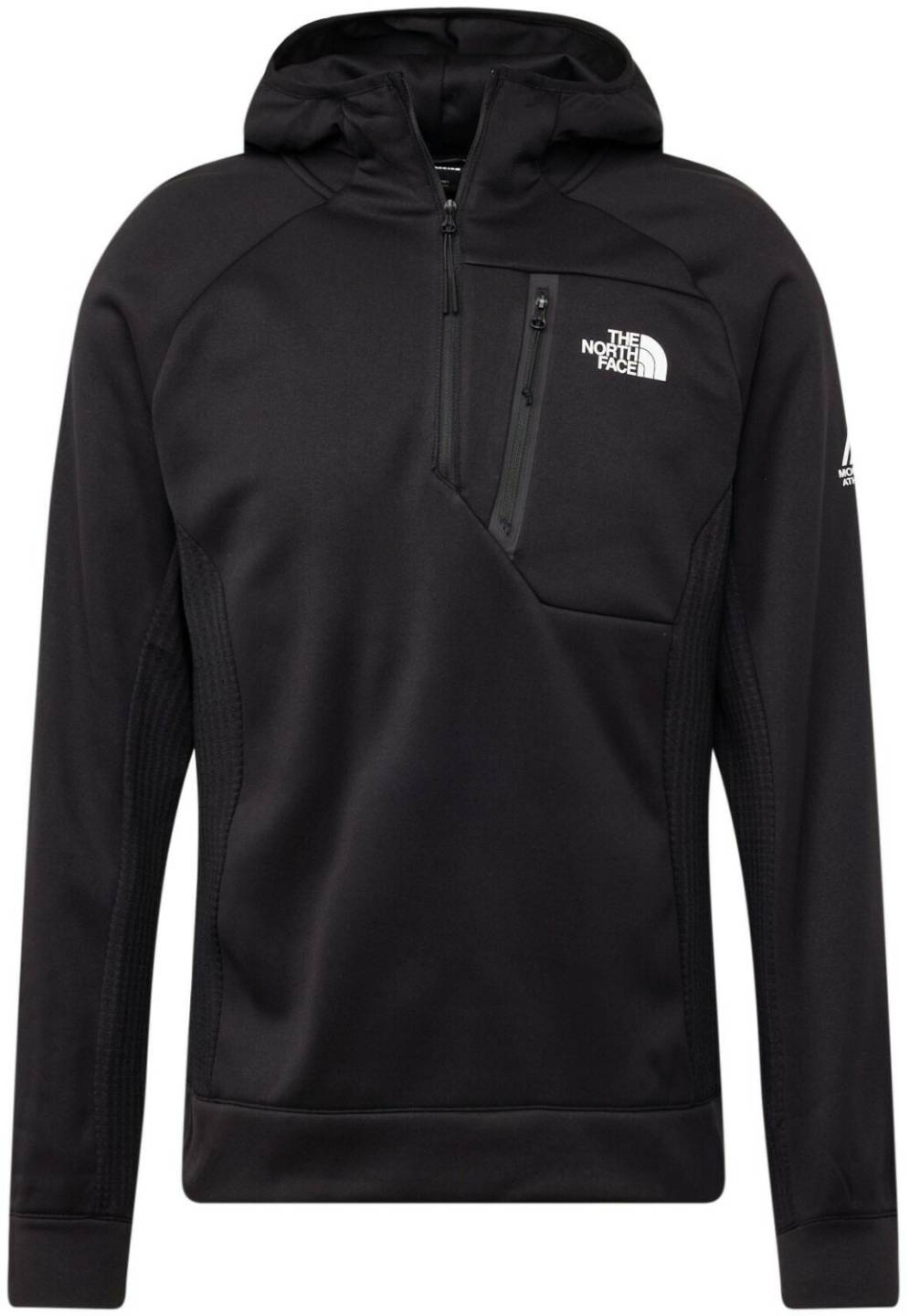 The North Face Mountain Athletics Fleece-Kapuzenjacke mit 1/4-langem RV für Herren (NF0A893R)tnf black Herren-Pullover