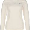 The North Face Women's 100 Glacier Quarter-Zip Fleece (5IHN)gardenia white Damen-Pullover