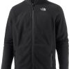 Outdoorbekleidung The North Face Herren 100 Glacier Fleecejacke (T92UAQ)Tnf Black (T92UAQ-JK3)