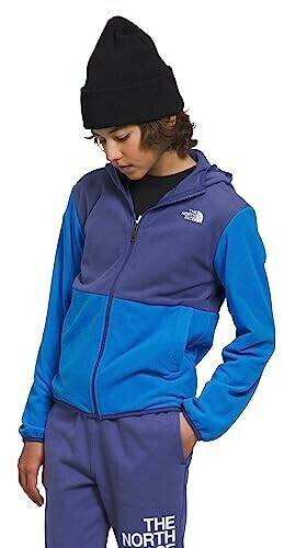 The North Face Glacier Teen Fleece Hooded Jacket (82TV)optic blue Outdoorbekleidung