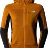 The North Face Womens Stormgap Powergrid Hoodie (87JB)iron citrus/tnf black Outdoorbekleidung