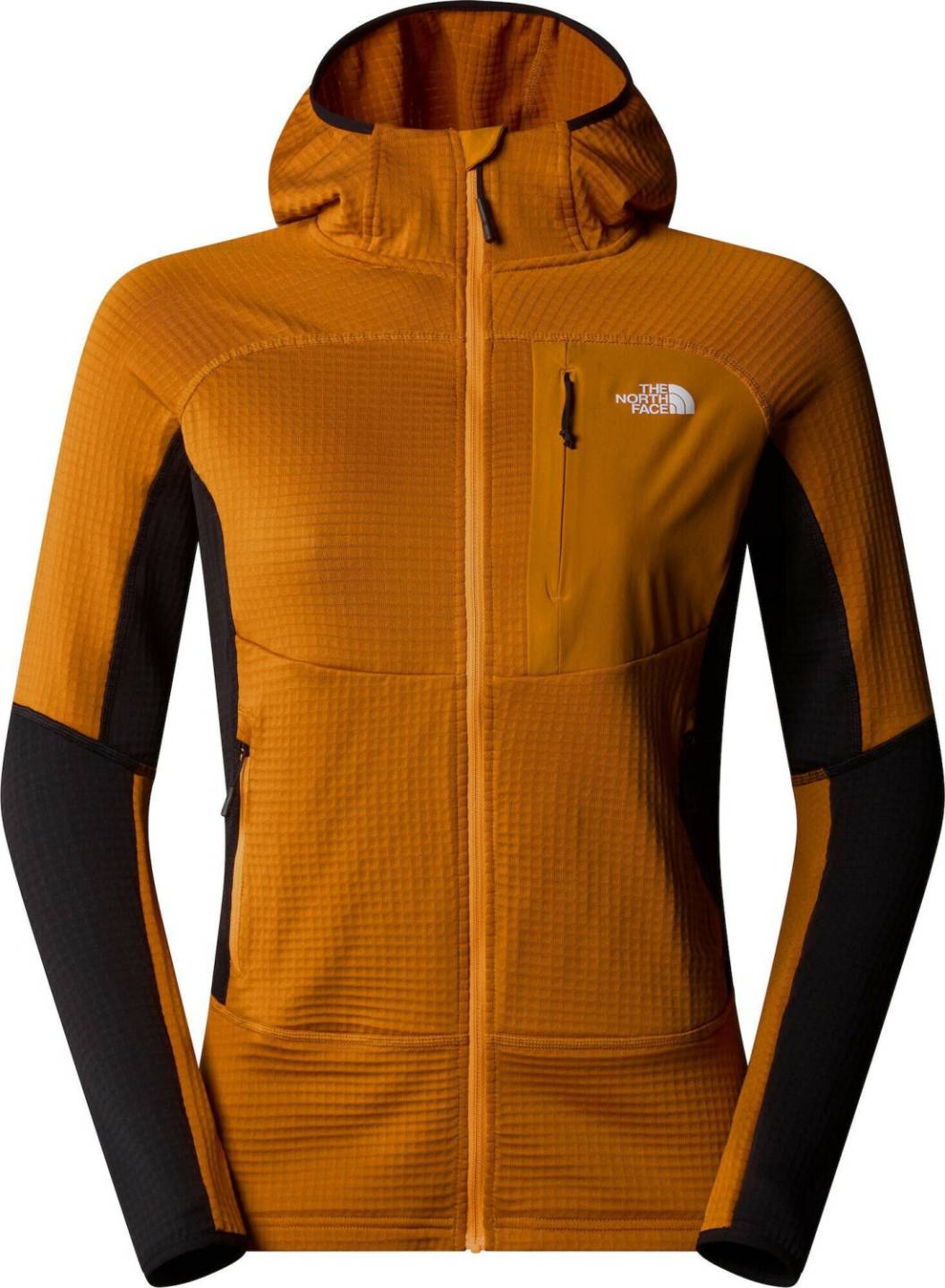 The North Face Womens Stormgap Powergrid Hoodie (87JB)iron citrus/tnf black Outdoorbekleidung