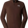 Herren-Pullover The North Face 100 Glacier 1/4 Zip Fleece (NFOA855W)smokey brown