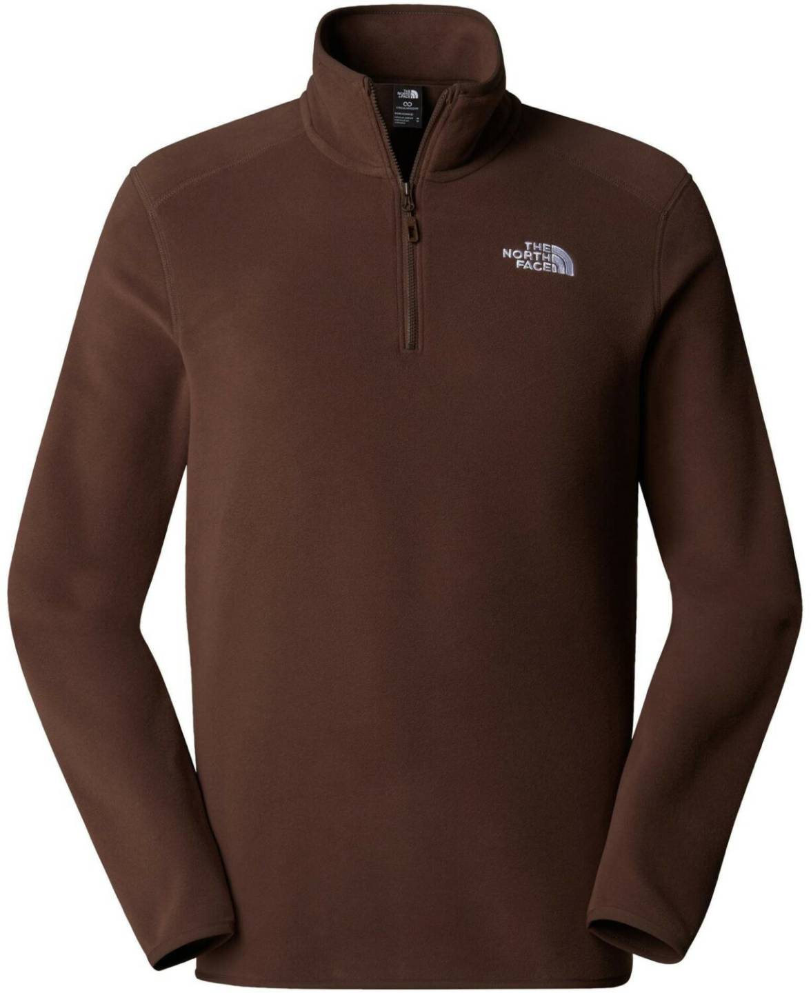 Herren-Pullover The North Face 100 Glacier 1/4 Zip Fleece (NFOA855W)smokey brown