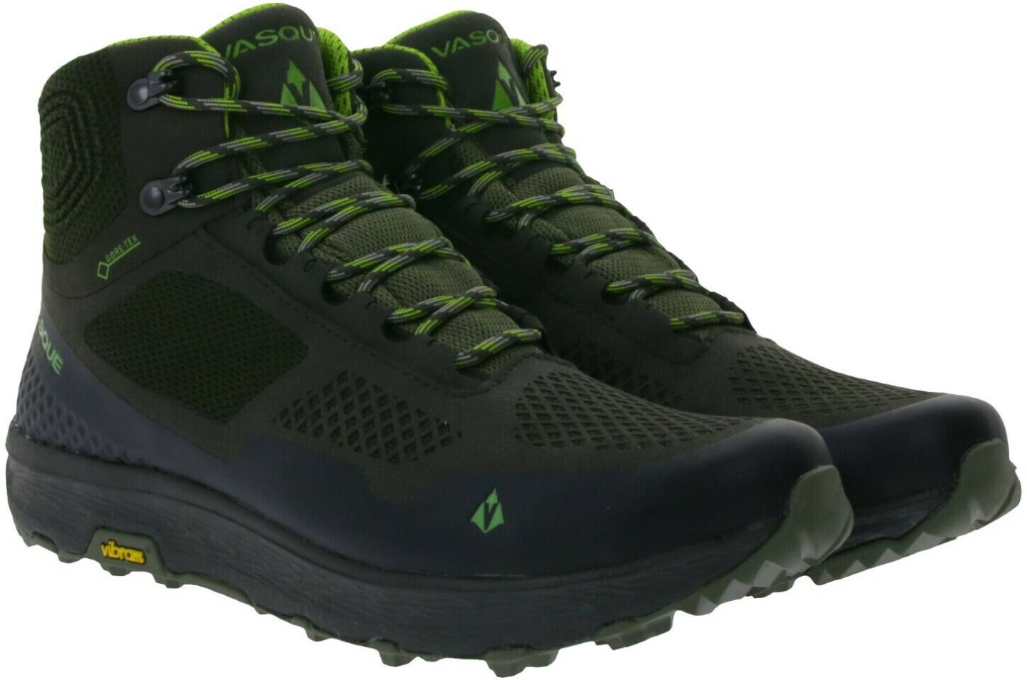 Vasque Breeze Lt GTX Herren Wander-Schuhe Vibram Sohle 07374M-7374 schwarz grün Outdoorbekleidung