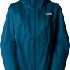 The North Face Quest Zip-in-Jacke für Damen (NF0A55H5) mallard blue/midnight petrol Outdoorbekleidung