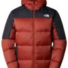 The North Face Diablo Hooded Down Jacket (4M9L)y brown/black Outdoorbekleidung