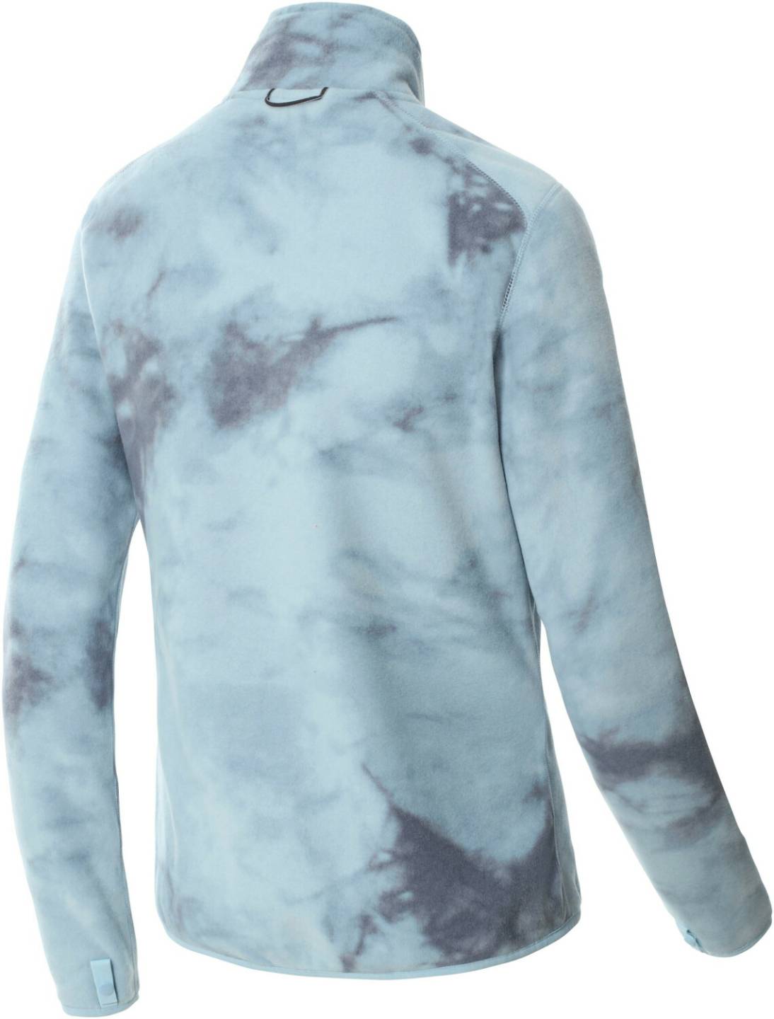 The North Face Women's 100 Glacier Full-Zip Fleece (5IHO)beta blue dye texture print Outdoorbekleidung