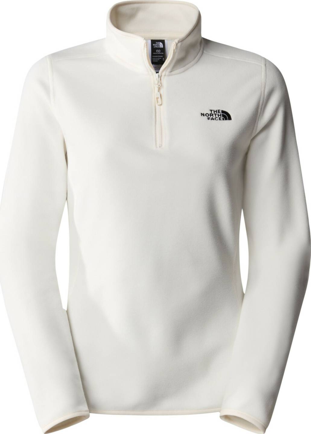 Damen-Pullover The North Face 100 Glacier Fleece 1/4 Zip Womenwhite