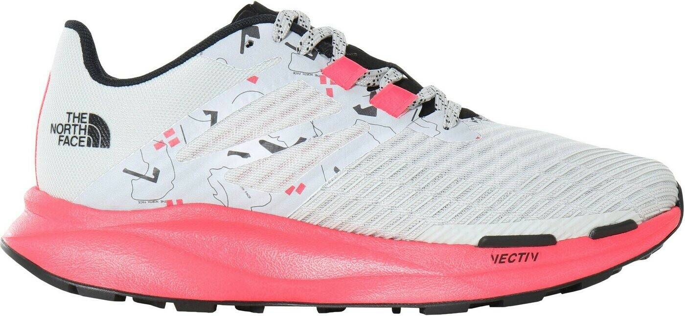 Sportschuhe The North Face Vectiv Eminus WomenW tnf whit trail marker print/brillant coral