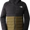 The North Face Women's Belleview Stretch Down Jacketblack/military olive Outdoorbekleidung