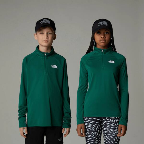 The North Face Teen Never Stop 1/4 Zip (NF0A870Q)evergreen Outdoorbekleidung