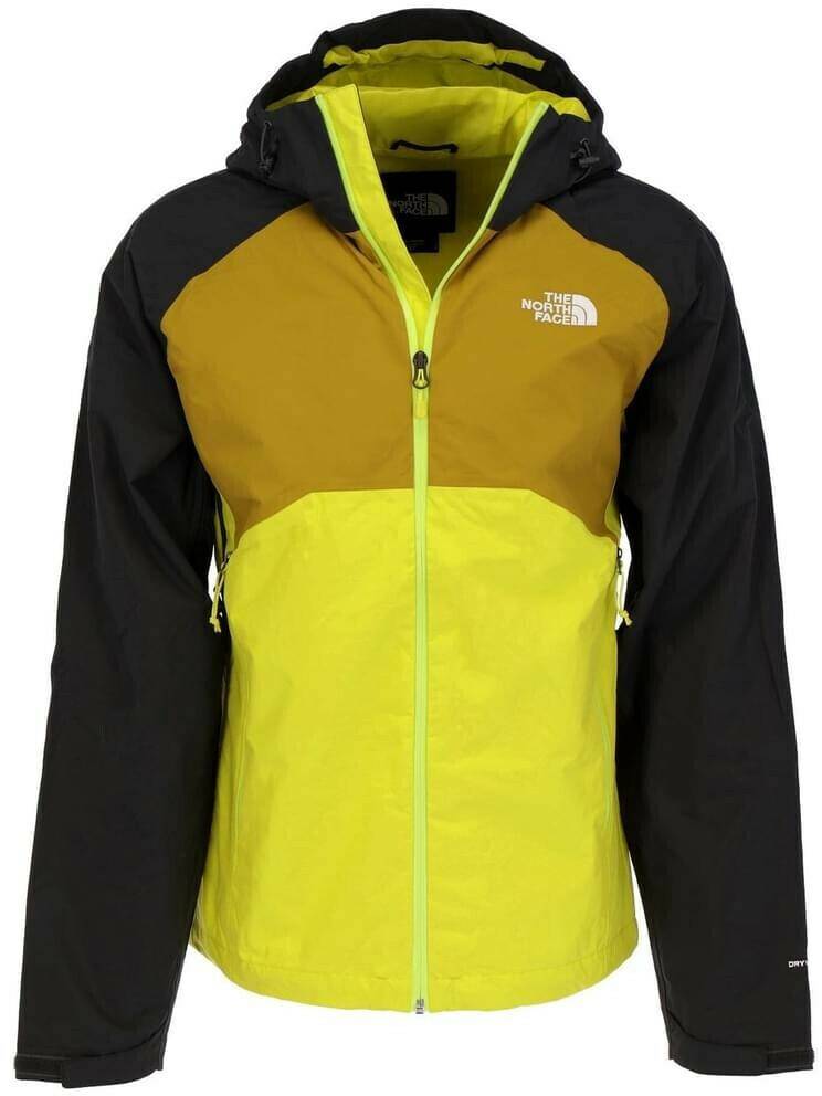 The North Face Stratos Jacket Men (CMH9)sulphur spring green/asphalt grey/matcha green Outdoorbekleidung