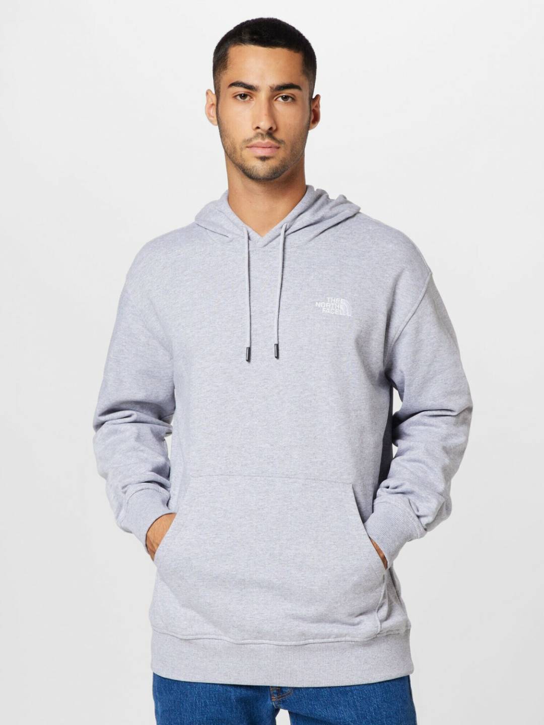 The North Face Essential Kapuzenpulli Herren (7ZJ9)tnf light grey heather Herren-Pullover